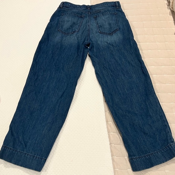 Loft Outlet High Rise Wide Leg Jeans w/Button Fly - Picture 2 of 5